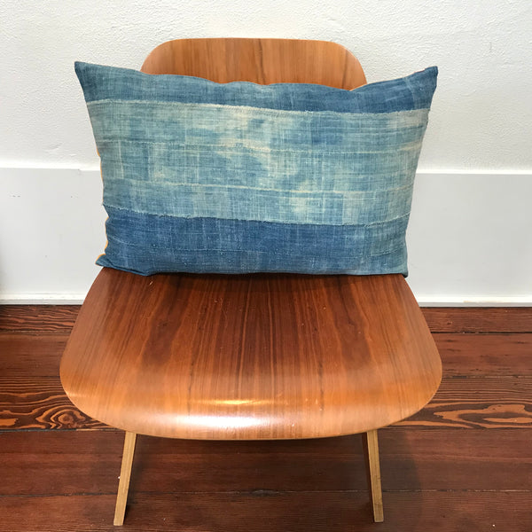 Petel Indigo and Mustard Pillow